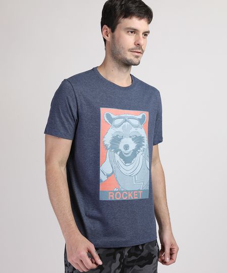 Camiseta-Masculina-Rocket-Manga-Curta-Gola-Careca-Azul-Escuro-Mescla-9950621-Azul_Escuro_Mescla_1