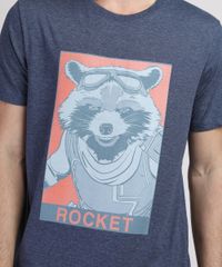 Camiseta-Masculina-Rocket-Manga-Curta-Gola-Careca-Azul-Escuro-Mescla-9950621-Azul_Escuro_Mescla_4