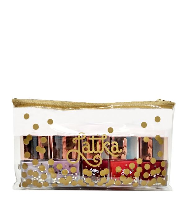Kit de Esmaltes Linha Confetti com Necessaire Único Único