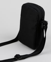 Shoulder Bag Transversal Masculina Preta Alças