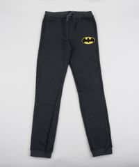 Calca-de-Moletom-Juvenil-Batman-Cinza-Mescla-Escuro-9951178-Cinza_Mescla_Escuro_1