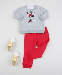 Conjunto-de-Moletom-Infantil-Minnie-de-Blusao-Cinza-Mescla---Calca-Vermelho-9951744-Vermelho_3