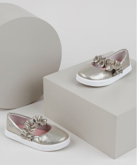 Tenis-Slipper-Infantil-Sonho-de-Crianca-Metalizado-com-Fru-Fru-Dourado-9953696-Dourado_1