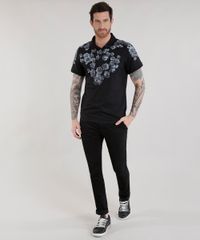 Polo-com-Estampa-Floral-Preta-8649271-Preto_3
