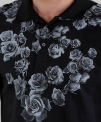 Polo-com-Estampa-Floral-Preta-8649271-Preto_4