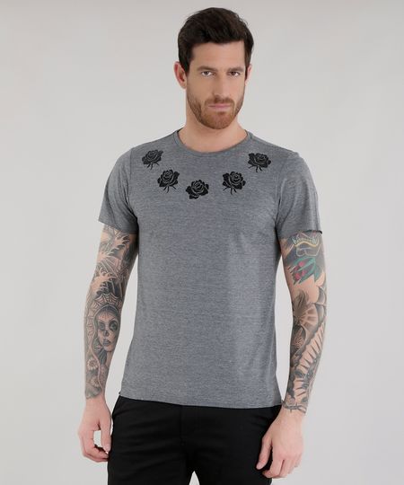 Camiseta-Listrada-com-Flores-Cinza-Mescla-8659469-Cinza_Mescla_1 Camiseta-Listrada-com-Flores-Cinza-Mescla-8659469-Cinza_Mescla_1