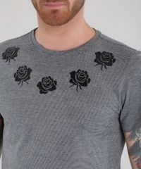 Camiseta-Listrada-com-Flores-Cinza-Mescla-8659469-Cinza_Mescla_4
