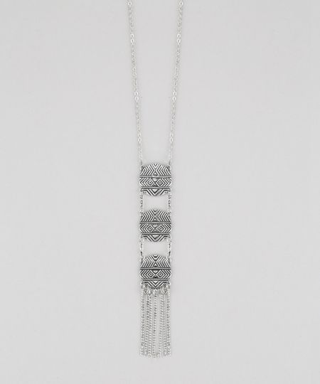 Colar-Longo-Geometrico-Prateado-8629983-Prateado_1
