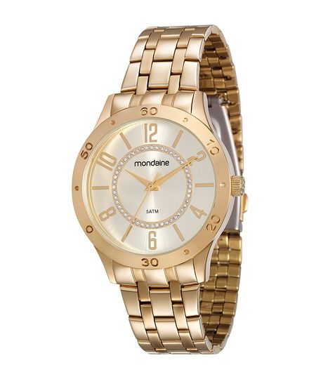 Kit-de-Relogio-Analogico-Mondaine-Feminino---Pulseira-com-Pingentes---83345LPMVDE2KZ-Dourado-9945568-Dourado_1
