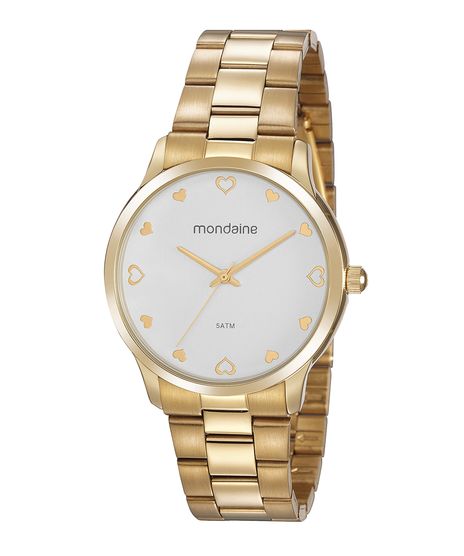 Kit-de-Relogio-Analogico-Mondaine-Feminino---Pulseira-de-pingentes---32111LPMVDE1K-Dourado-9950529-Dourado_1