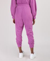 Calca-de-Moletom-Feminina-Jogger-Cintura-Media-Cos-com-Elastico-Roxa-9952336-Roxo_2