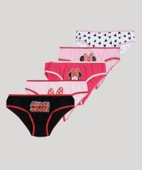 Kit-de-5-Calcinhas-Infantis-Minnie-Multicor-9947300-Multicor_1