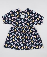 Vestido-Infantil-Estampado-de-Borboletas-Manga-Longa-Azul-Marinho-9915646-Azul_Marinho_2