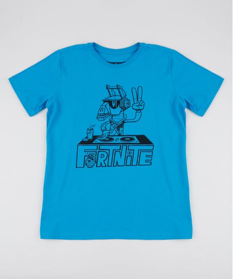 Camiseta-Juvenil-Fortnite-Manga-Curta-Azul-9950614-Azul_1