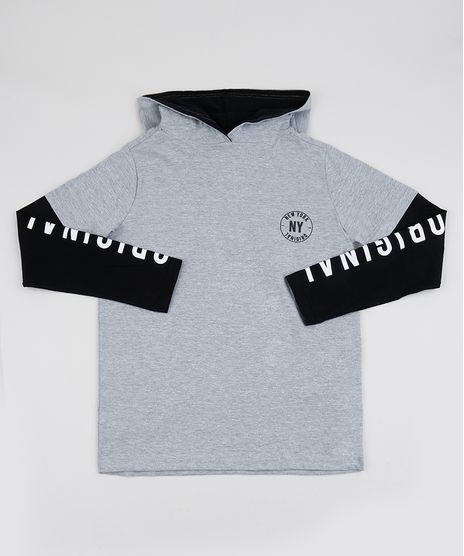 Camiseta-Juvenil--New-York--Manga-Longa-Cinza-Mescla-9945198-Cinza_Mescla_1