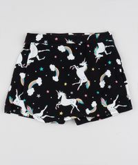 Short-Saia-Infantil-Envelope-Estampado-de-Estrelas-e-Coracoes-com-Glitter-Preto-9942626-Preto_1