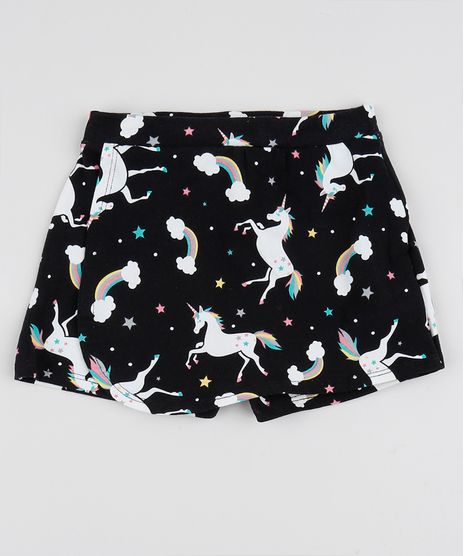 Short-Saia-Infantil-Envelope-Estampado-de-Estrelas-e-Coracoes-com-Glitter-Preto-9942626-Preto_1