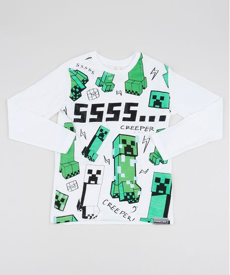 Camiseta-Infantil-Minecraft-Manga-Longa-Branca-9942956-Branco_1