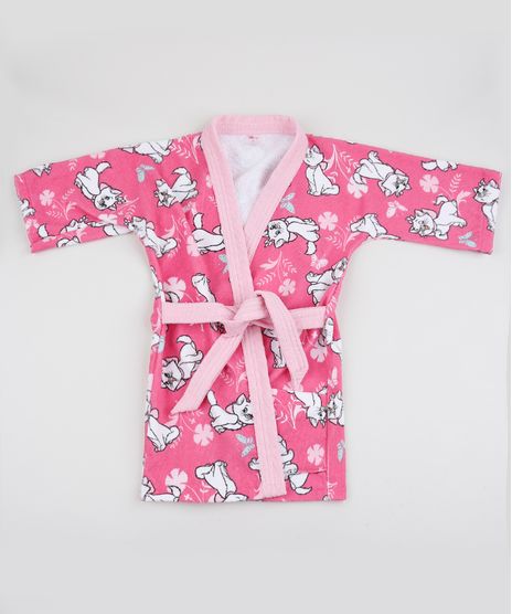 Roupao-Infantil-Marie-Estampado-Atoalhado-com-Faixa-para-Amarrar-Rosa-9947052-Rosa_1