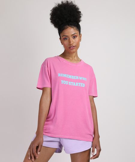 Blusa-Feminina--Remember-Why-You-Started--Manga-Curta-Decote-Redondo-Pink-9952253-Pink_1
