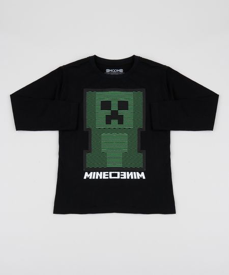 Camiseta-Infantil-Minecraft-Manga-Longa-Preta-9942960-Preto_1 Camiseta-Infantil-Minecraft-Manga-Longa-Preta-9942960-Preto_1