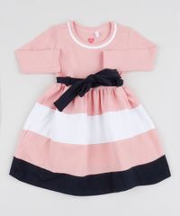 Vestido-Infantil-com-Laco-e-Listras-Manga-Longa-Rosa-9945613-Rosa_1