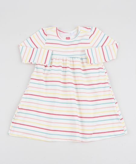 Vestido-Infantil-Listrada-Manga-Longa-Off-White-9944844-Off_White_1 Vestido-Infantil-Listrada-Manga-Longa-Off-White-9944844-Off_White_1