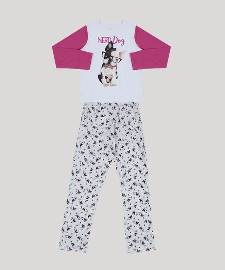 Pijama-Infantil-Dogs-Manga-Longa-Branco-9950734-Branco_1 Pijama-Infantil-Dogs-Manga-Longa-Branco-9950734-Branco_1