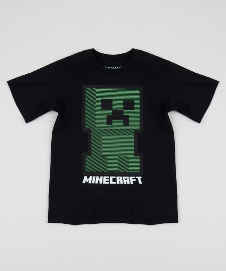 Camiseta-Infantil-Minecraft-Manga-Curta-Preta-9942955-Preto_1