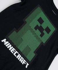 Camiseta-Infantil-Minecraft-Manga-Curta-Preta-9942955-Preto_3