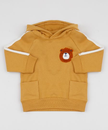 Blusao-de-Moletom-Infantil-Urso-com-Bolsos-e-Capuz-Bege-9790374-Bege_1 Blusao-de-Moletom-Infantil-Urso-com-Bolsos-e-Capuz-Bege-9790374-Bege_1