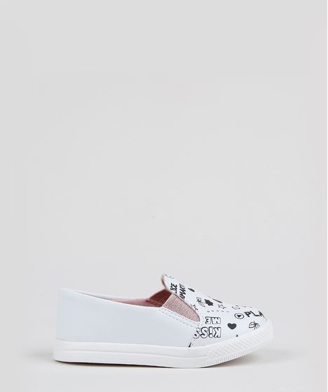 tenis branco crianca