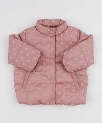 Jaqueta-Puffer-Infantil-Estampada-de-Poa-Gola-Alta-Rosa-Escuro-9818705-Rosa_Escuro_1