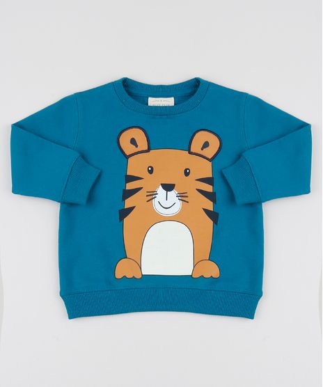 Blusao-de-Moletom-Infantil-Tigre-Interativo-Azul-Escuro-9789303-Azul_Escuro_1