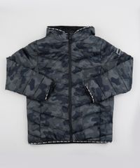 Jaqueta-Bomber-Infantil-Estampada-Camuflada-com-Ziper-Gola-Alta-Preta-9807561-Preto_1