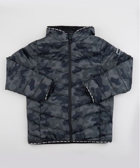 Jaqueta-Bomber-Infantil-Estampada-Camuflada-com-Ziper-Gola-Alta-Preta-9807561-Preto_1