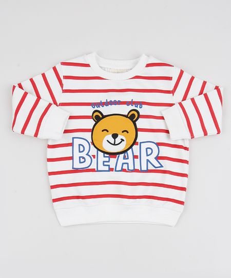Blusao-de-Moletom-Infantil-Urso-Listrado-Off-White-9789301-Off_White_1 Blusao-de-Moletom-Infantil-Urso-Listrado-Off-White-9789301-Off_White_1