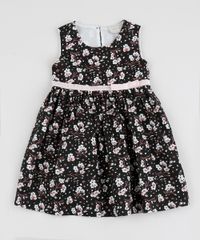 Vestido-Infantil-Floral-com-Lacinho-Regata-Preto-9946740-Preto_1