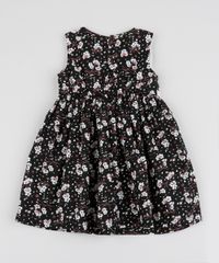 Vestido-Infantil-Floral-com-Lacinho-Regata-Preto-9946740-Preto_2