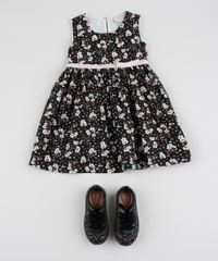 Vestido-Infantil-Floral-com-Lacinho-Regata-Preto-9946740-Preto_3