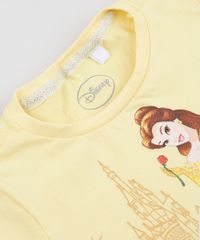 Blusa-Infantil-Princesas-Bela-Manga-Curta-Amarela-9949024-Amarelo_4