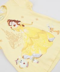 Blusa-Infantil-Princesas-Bela-Manga-Curta-Amarela-9949024-Amarelo_5