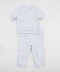 Conjunto-de-Moletom-Infantil-de-Blusao-Ursinho---Calca-Cinza-Mescla-Claro-9842874-Cinza_Mescla_Claro_2