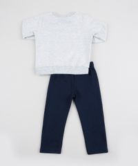 Conjunto-de-Moletom-Infantil-Monstros-S-A--de-Blusao-Cinza-Mescla---Calca-em-Moletom-Azul-Marinho-9942738-Azul_Marinho_2