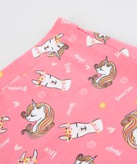 Short-Saia-Infantil-Estampado-de-Lhama-Rosa-9942627-Rosa_4