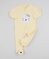 Macacao-Infantil-Lhama-Estampado-de-Poa-Manga-Longa-Amarelo-Claro-9849499-Amarelo_Claro_3