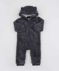 Macacao-Infantil-Peluciado-com-Capuz-e-Ziper-Manga-Longa-Chumbo-9443404-Chumbo_1