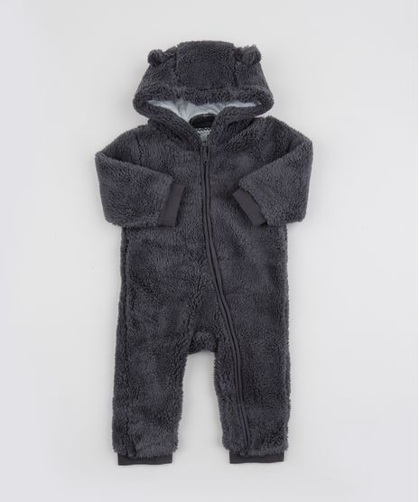 Macacao-Infantil-Peluciado-com-Capuz-e-Ziper-Manga-Longa-Chumbo-9443404-Chumbo_1