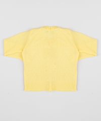 Cardigan-Infantil-Texturizado-em-Trico-Amarelo-9944108-Amarelo_2