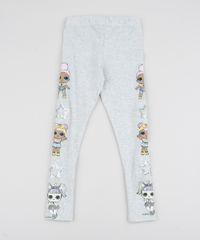 Calca-Legging-LOL-Surprise-com-Paetes-Cinza-Mescla-9916764-Cinza_Mescla_2